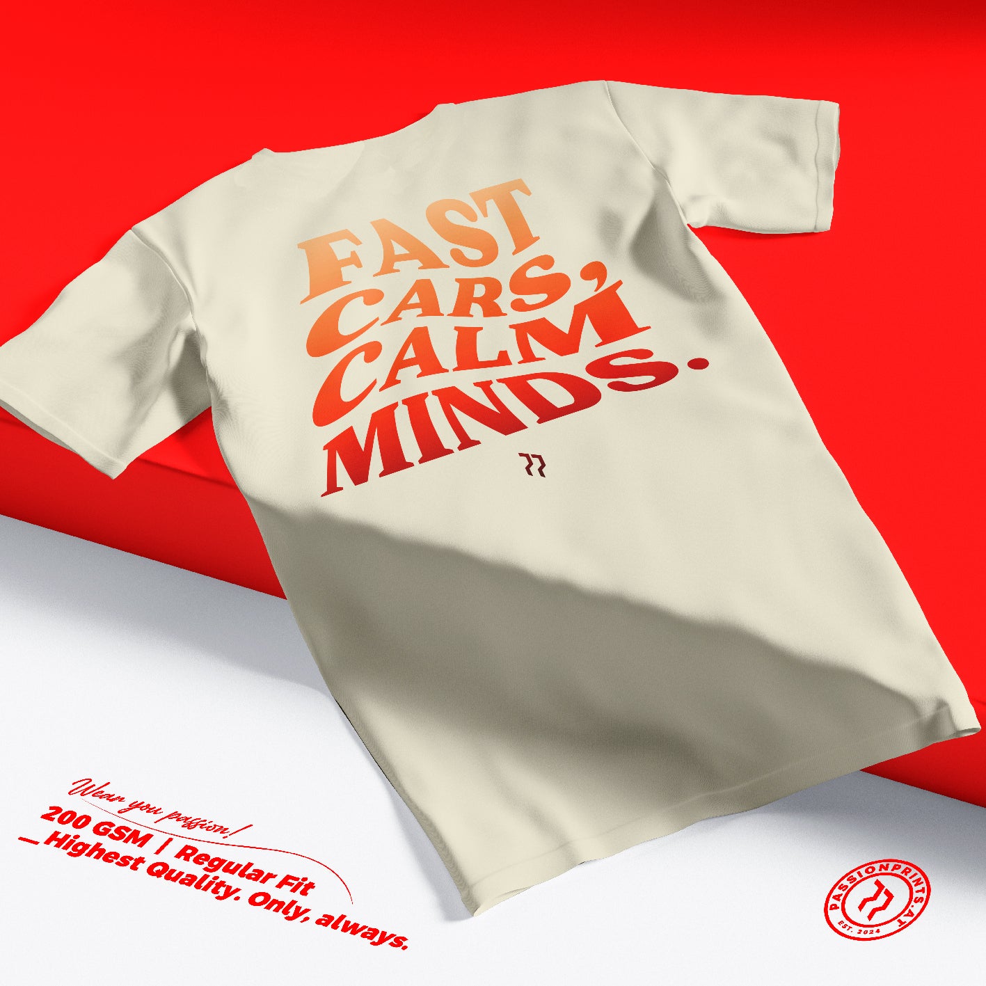 Fast Cars, Calm Minds T-Shirt